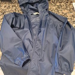 youth size rain boots and rain coat