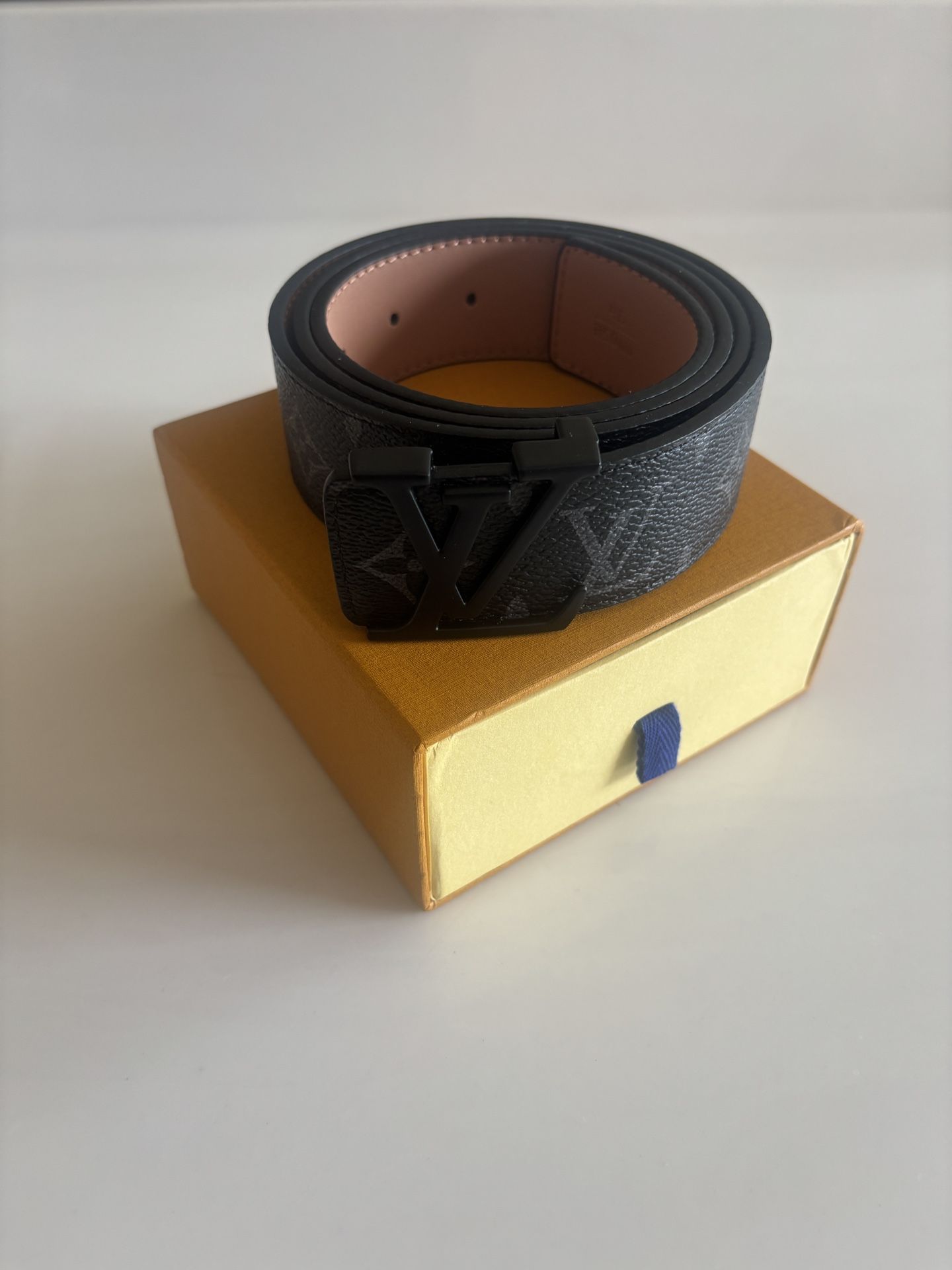 Louis Vuitton Black Monogram Belt