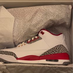 Air Jordan 3 Cardinal Red 