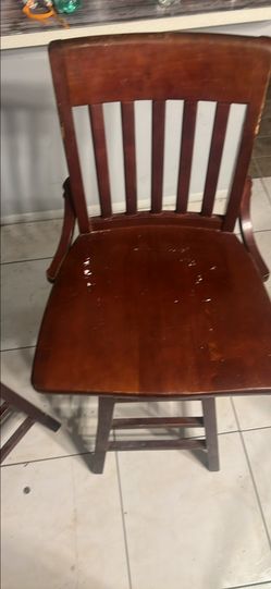 Solid Wood Slat-Back Dining Chair