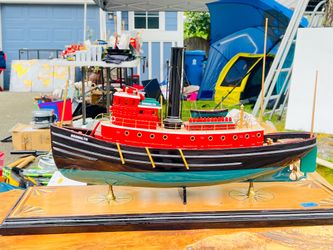Wooden Model Boat