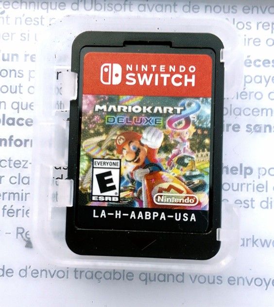 MarioKart 8 Deluxe Nintendo Switch.
