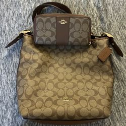 Coach Wallet And Bag Original