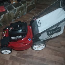 Toro recycler 22 " 6.75 h/p high wheel self propelled mower with bagger