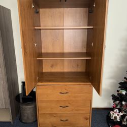 Wooden Storage Cabinet