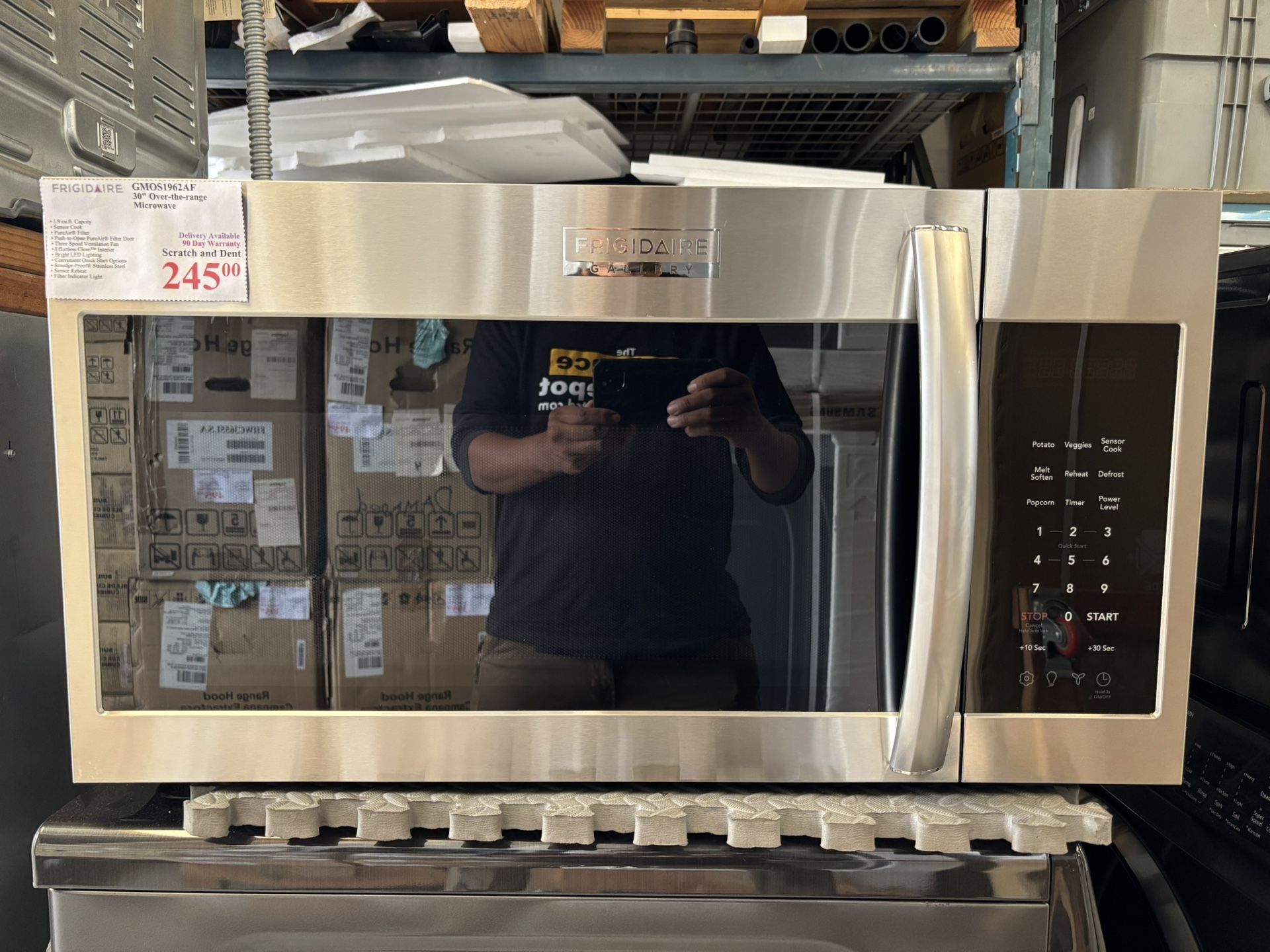 New FRIGIDAIRE 30" Over-the-range Microwave