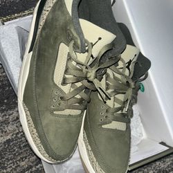 Jordan 3 Olive Green