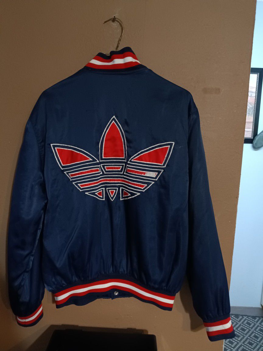 A Vintage 1980's Adidas Jacket (Small)