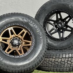 NEW 17” Ford F-150 Raptor Wheels 6x135 rims 33” A/T Tires 3-Peak F150 FX4 Expedition