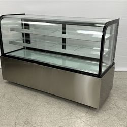 72 Inches Commercial Pastry Bakery Refrigerator Display Case