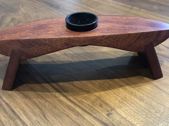 Wood Ikebana Flower Vase