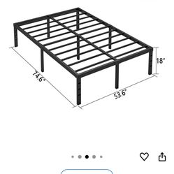 FULL SIZED METAL BED FRAME