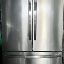 Frigidaire - (28.8 Cu. Ft. )French Door Standard-Depth In Stainless Steel.