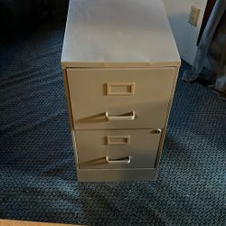 Metal filing cabinets