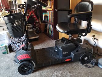 Scooter with Cargo Hauler
