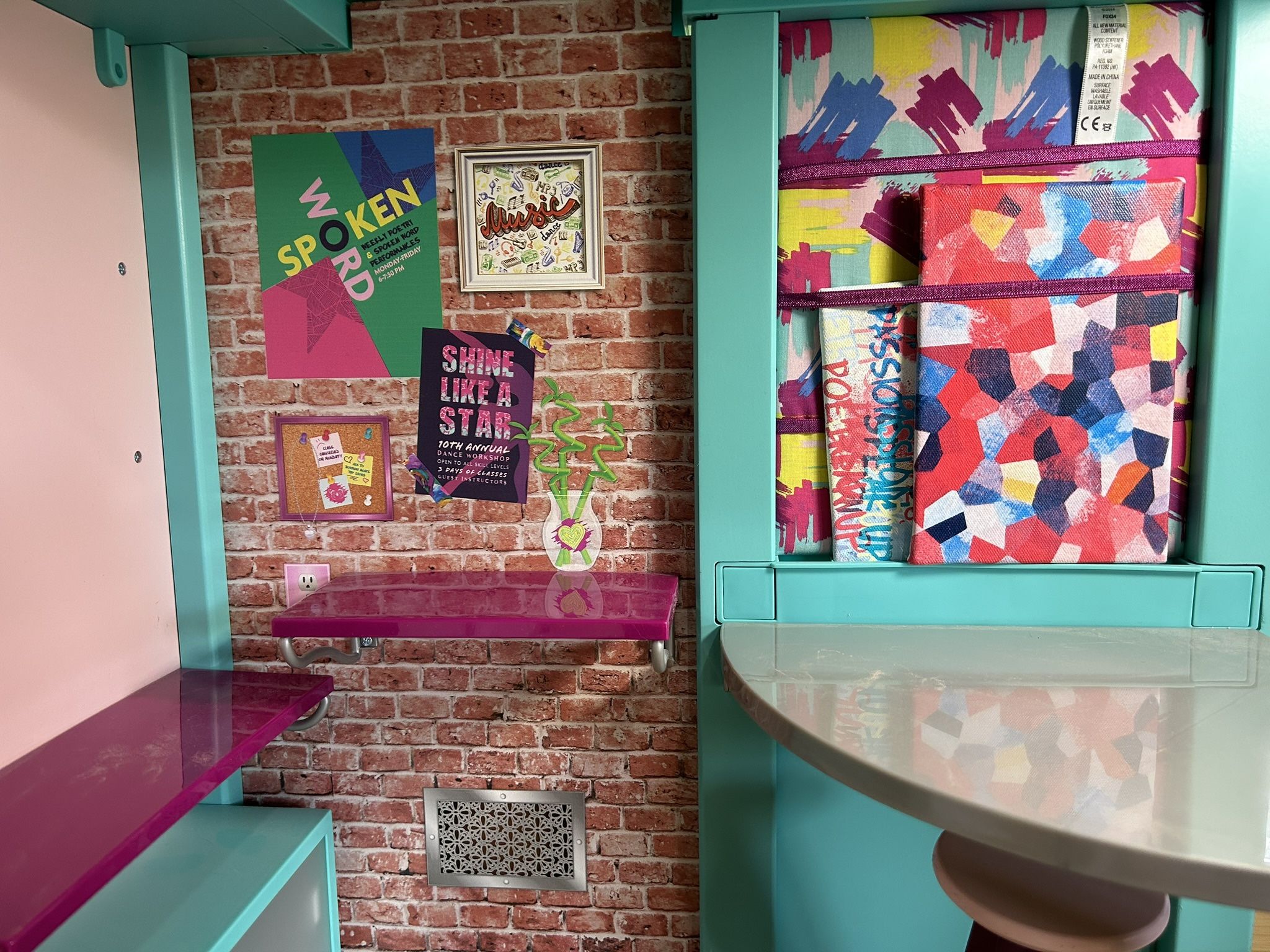Gabriella’s American girl doll loft bed