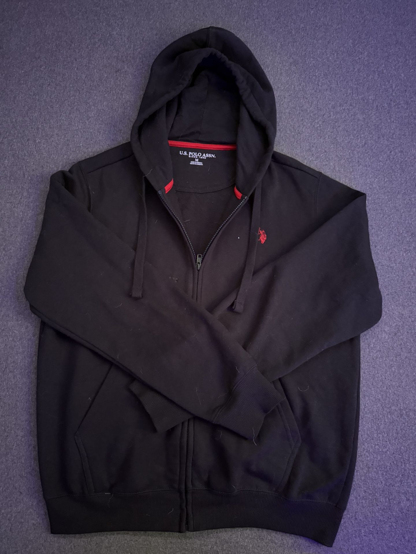 Polo zip up hoodie