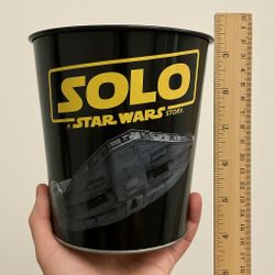 Original Solo: A Star Wars Story Popcorn Bucket – Collectible Tin (2018) B7