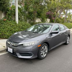 Gray Honda Civic 2017 