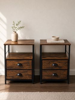 Two dressers or can be used as nightstands