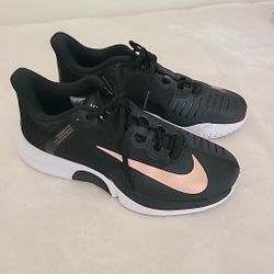 Size 11 - NikeCourt Air Zoom GP Turbo Black Metallic Red Bronze W Ck7580-003