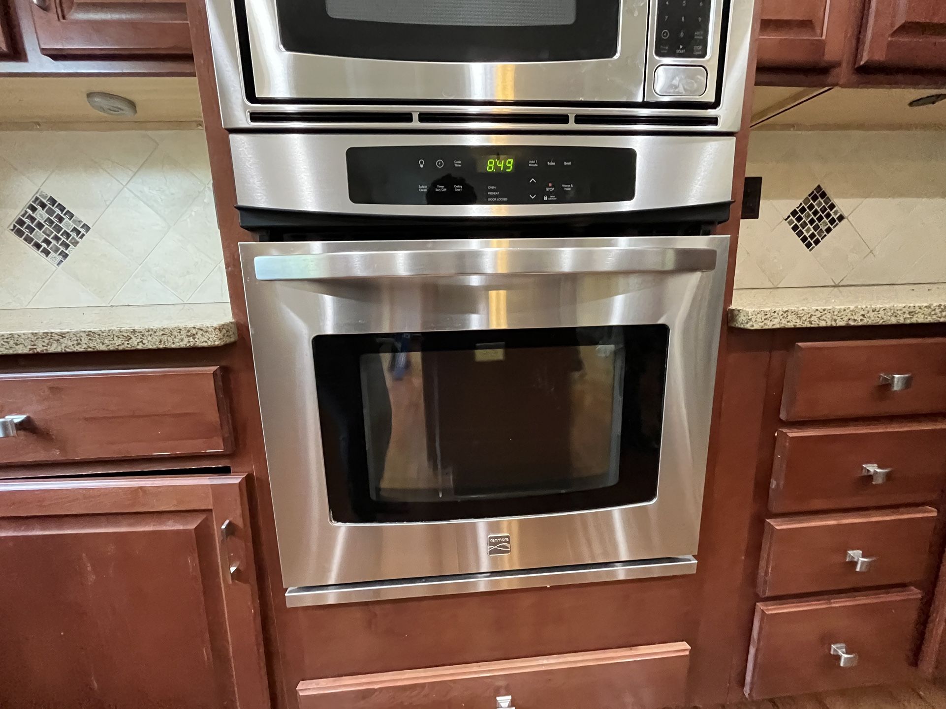 Kenmore Elite Microwave and Oven