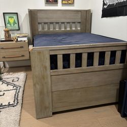 RH Teen Full Size Solid Wood Bed