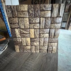 Coconut She’ll Wood Tile 100% Organic 