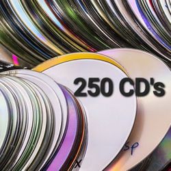 250+ Club DJ CD Collection 1990's & 2,000's Hip-Hop, Rock, Pop, Metal, Country, R&B Etc. Nice!