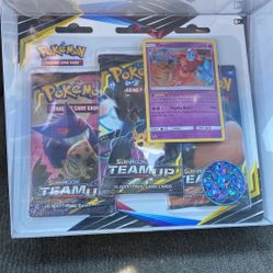 Pokemon Sun And Moon Team Up 3-pack Blister