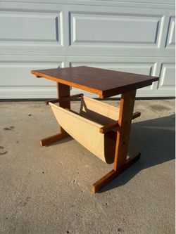 Mid Century Danish Teak Magazine Table