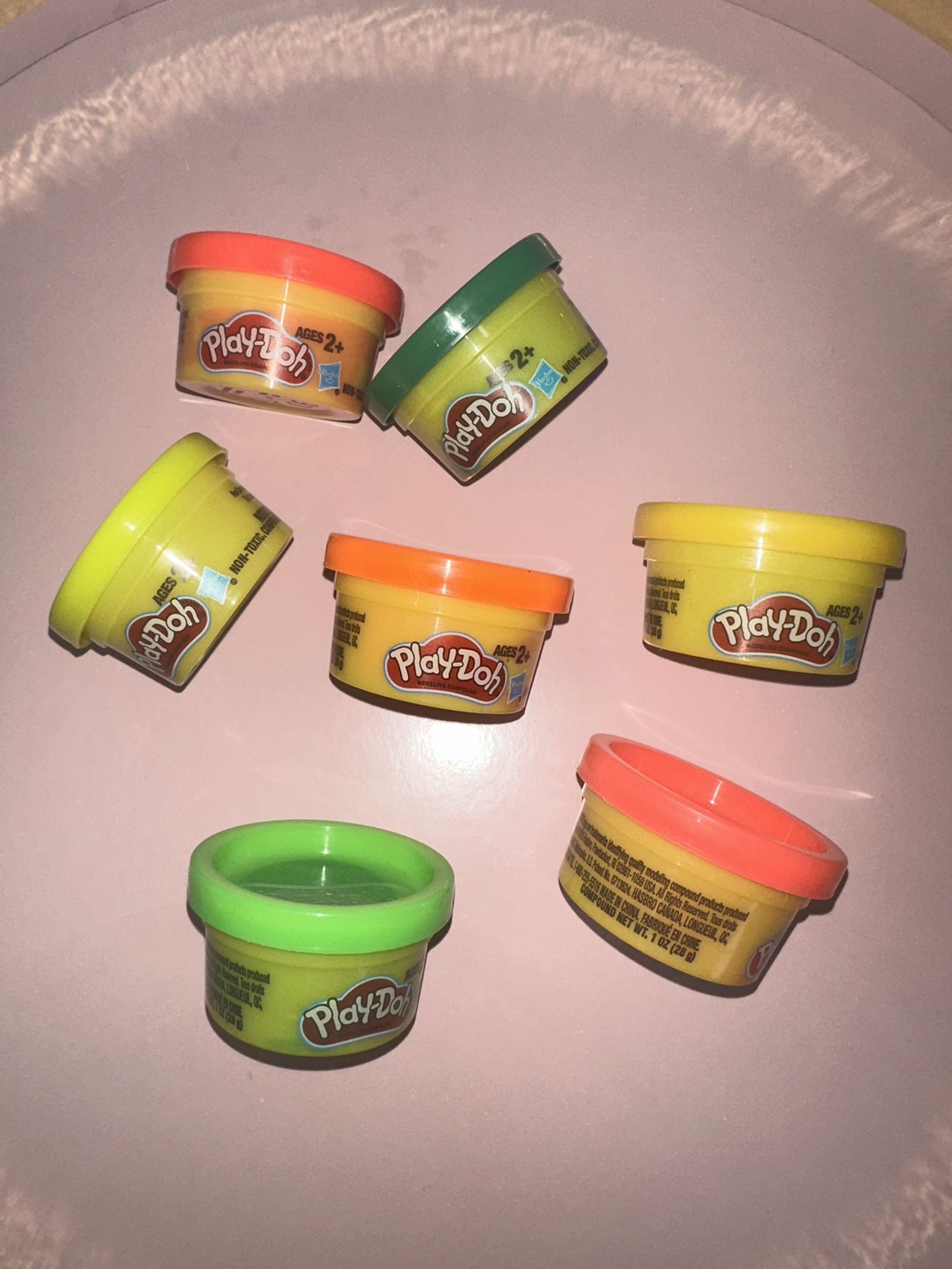 Mini Play Doh 7 Count