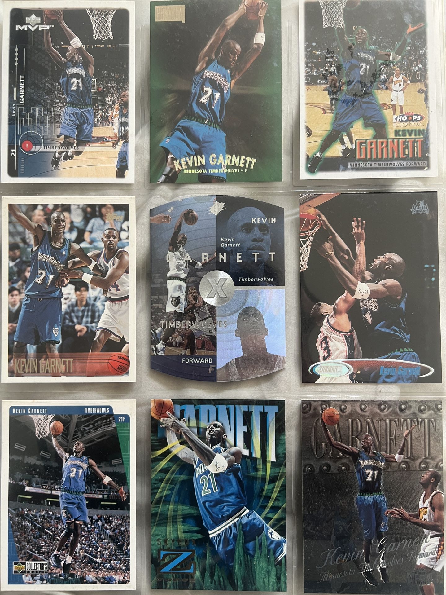 Kevin Garnett Basketball Cards