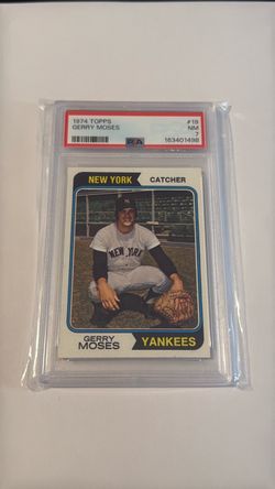 Topps MLB New York Yankees Gerry Moses #19 PSA 7