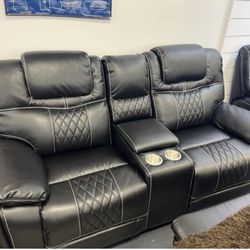 COMFY NEW SANTIAGO RECLINING SOFA AND LOVESEAT SET ON SALE ONLY $1299. IN STOCK SAME DAY DELIVERY 🚚 EASY FINANCING 