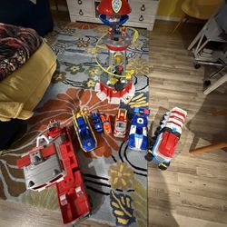 Paw patrol tower and cars