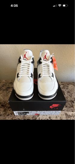 Jordan 4 white cement