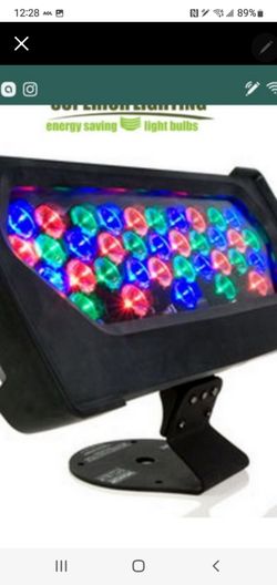 4 BRAND NEW COLORBLAST 12 STAGE LIGHTS.