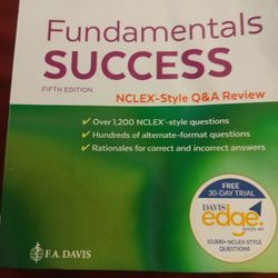 Fundamentals Success: [5th Edition ]NCLEX®-Style Q&A Review (Davis's Q&a Success)