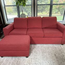 Red sleeper Sofa