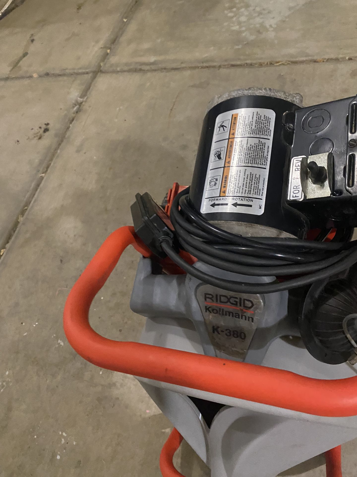 RIDGID Kollmann K380 Electric Drain Cleaner for Sale in Riverside, CA