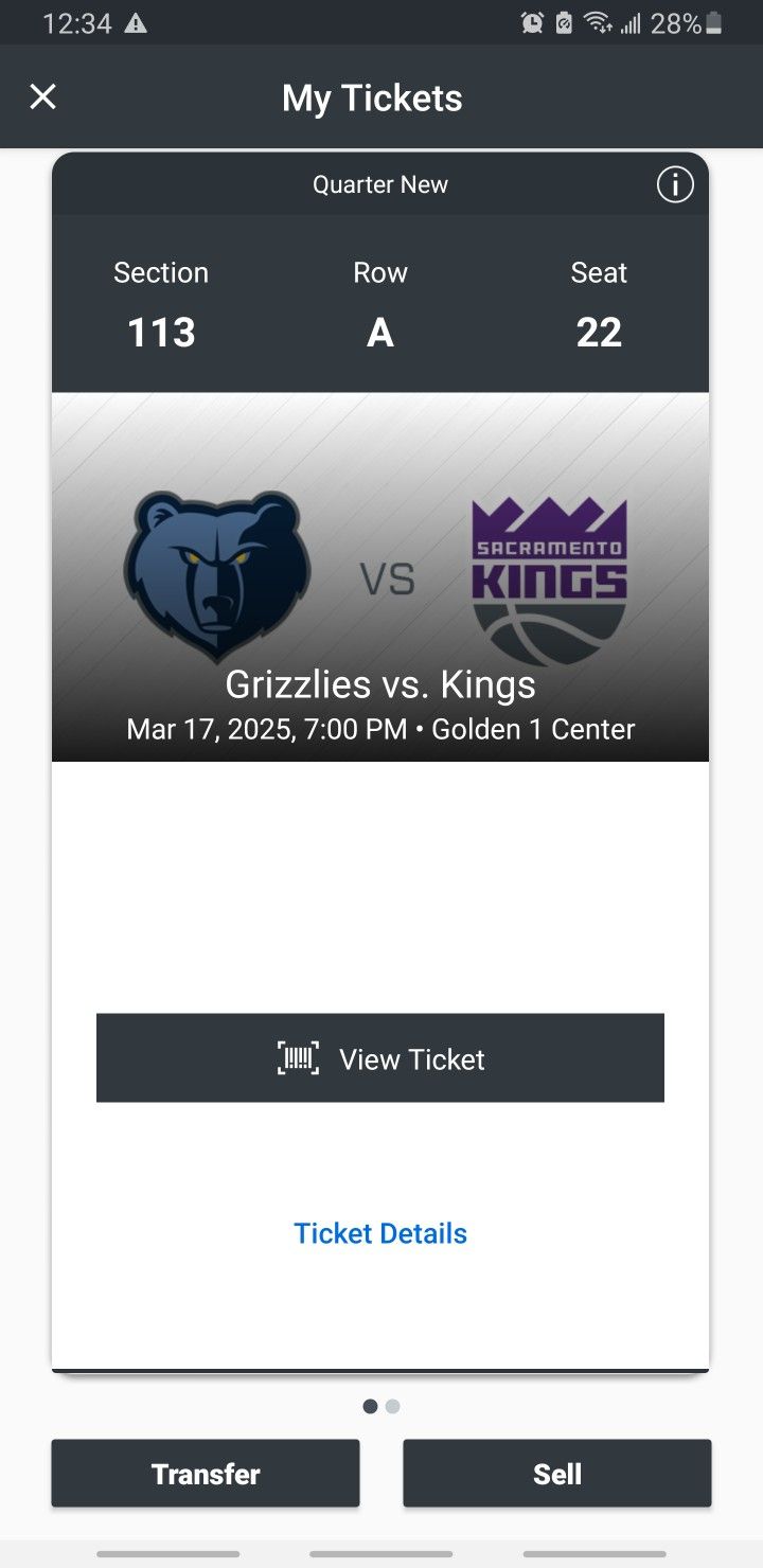 Sacramento Kings vs Grizzlies