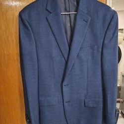 Blue Ralph Lauren Mens Regular Size 40 Sports Coat