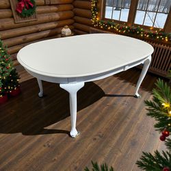 Large Kitchen Table Dining Table Solid Wood 66x43x30 New