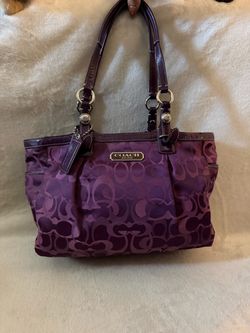 Vintage Purple Coach Purse