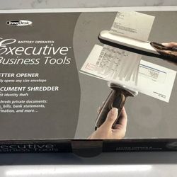 Paper Shredder & Letter Opener Set