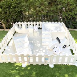 WHITE LITE SOFT PLAY SET