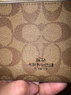 Coach wrist wallet