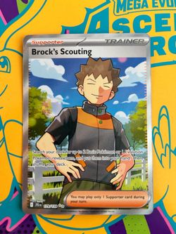 Brock's Scouting #179 Pokemon TCG Journey Together Scarlet & Violet