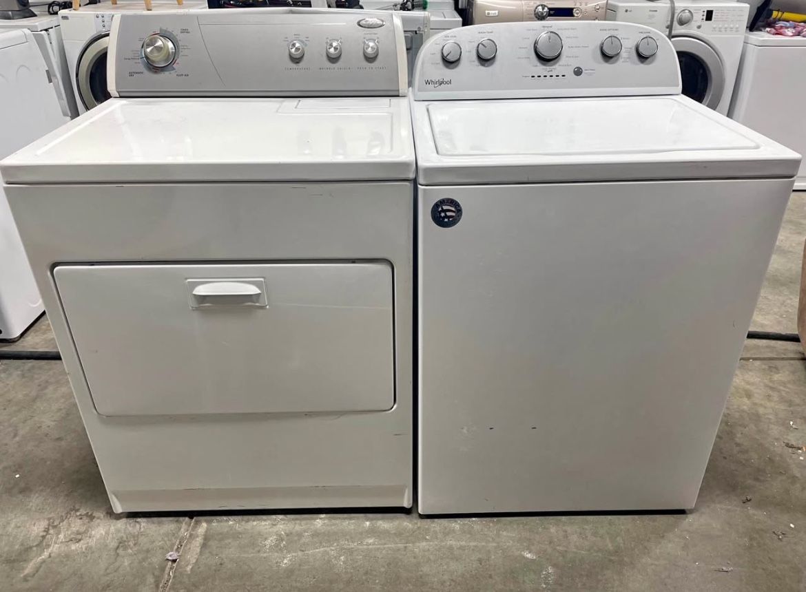 Whirlpool Washer And Electric Dryer Set